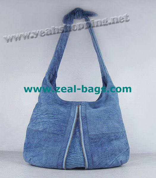 AAA Replica Alexander Wang Donna Hobo Should Bag Blue Lambskin